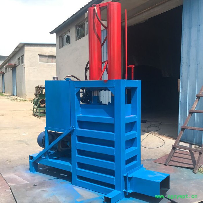 宏博 立式液压打包机 小型油桶压扁机 双缸中药材打包机图5