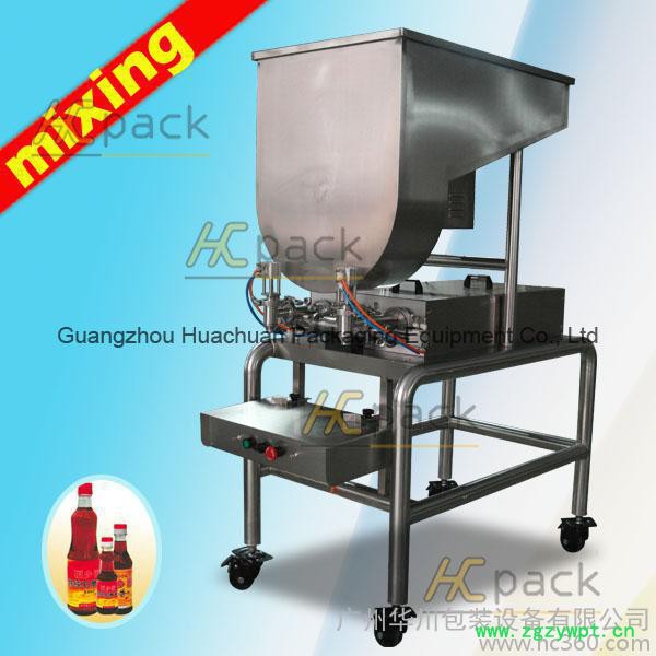 广州华川HCHS-2600B柱塞式/膏体/酱料/活塞灌装机（带搅拌） 广州华川柱塞式灌装机（带搅拌）图3