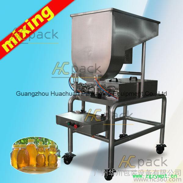 广州华川HCHS-2600B柱塞式/膏体/酱料/活塞灌装机（带搅拌） 广州华川柱塞式灌装机（带搅拌）图2