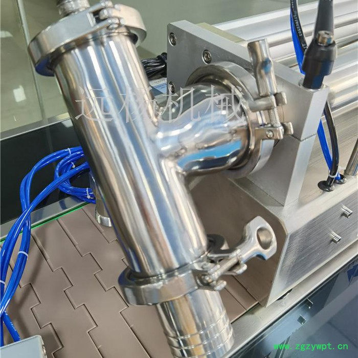 远杨机械半自动定量液体灌装机 纯气动小型口服液瓶装灌装机图4