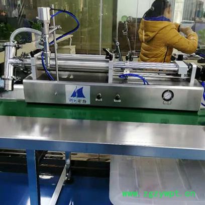 远杨机械半自动定量液体灌装机 纯气动小型口服液瓶装灌装机图5