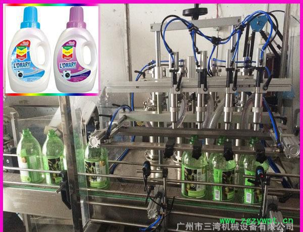 化妆品专用全自动自流式灌装机 洗衣液体膏体灌装机设备图2