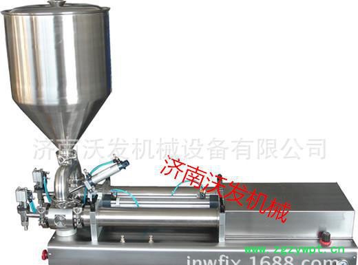 膏体灌装机甲油胶机油牙膏蜂蜜卧式双头济南沃发机械厂图2