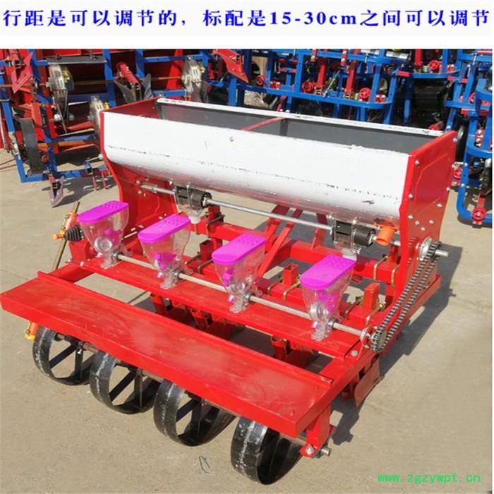 黄芩中药可调精播机精播机 拖拉机带娃娃菜精播机哪有图2