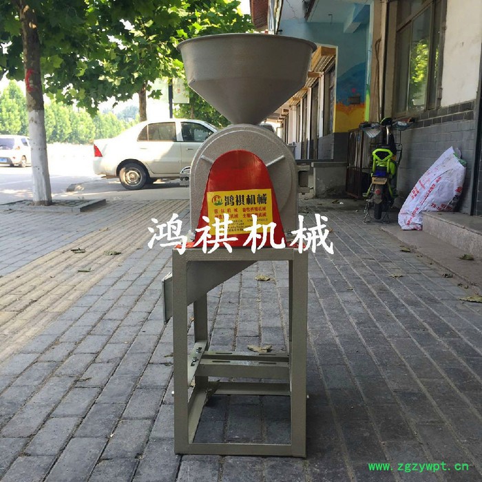 鸿祺 家用型玉米磨面机 家用小麦磨粉机 中药磨粉机图6