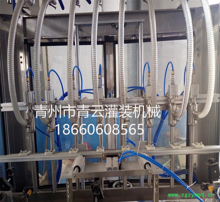 直销 全自动6头白酒灌装机 酒水灌装机 酱油醋液体灌装机图2