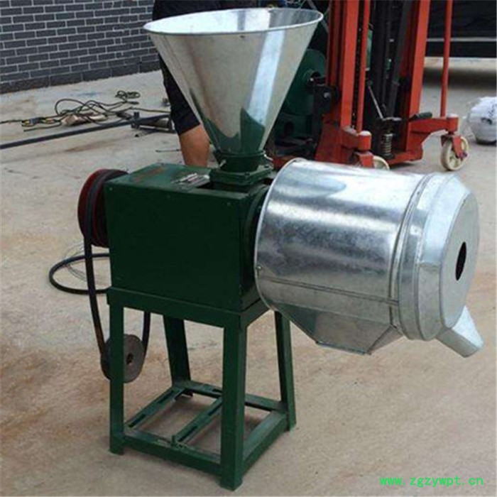 齿槽式去皮磨面机 中药材加工磨粉机 电动全自动磨面机图3