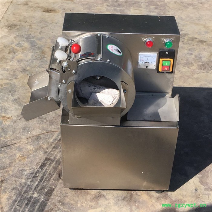 家用电动中药切片机 马铃薯切片机 多功能萝卜切块机富兴图5