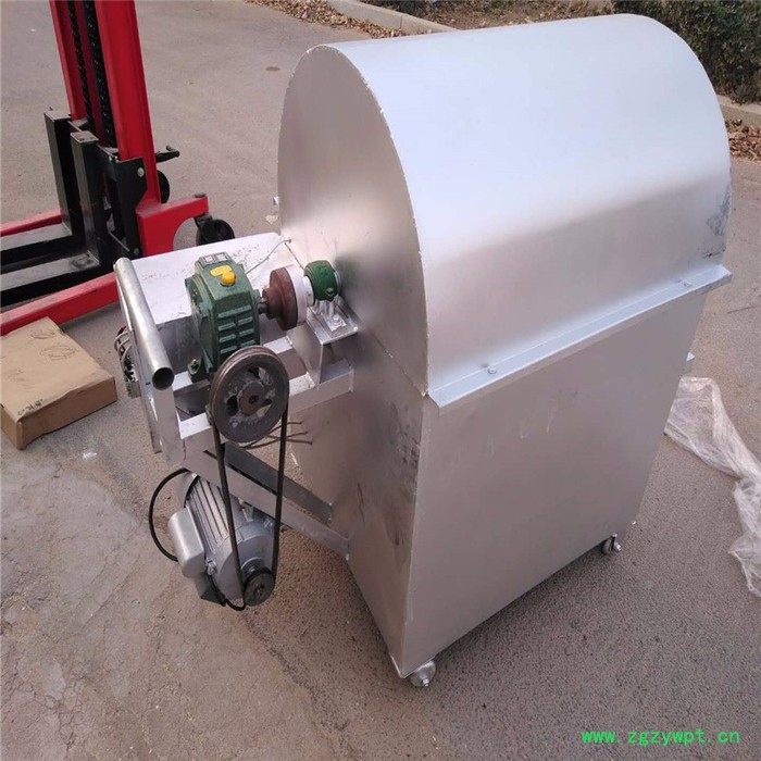 燃气加热炒货机 大型100斤炒中药材机 新款电动温控炒锅机图3