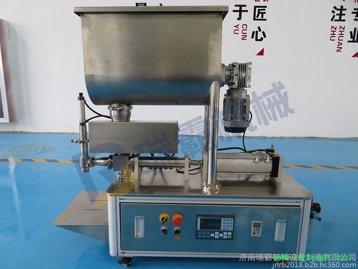 你们要的可以灌装大颗粒的小型酱料灌装机来了