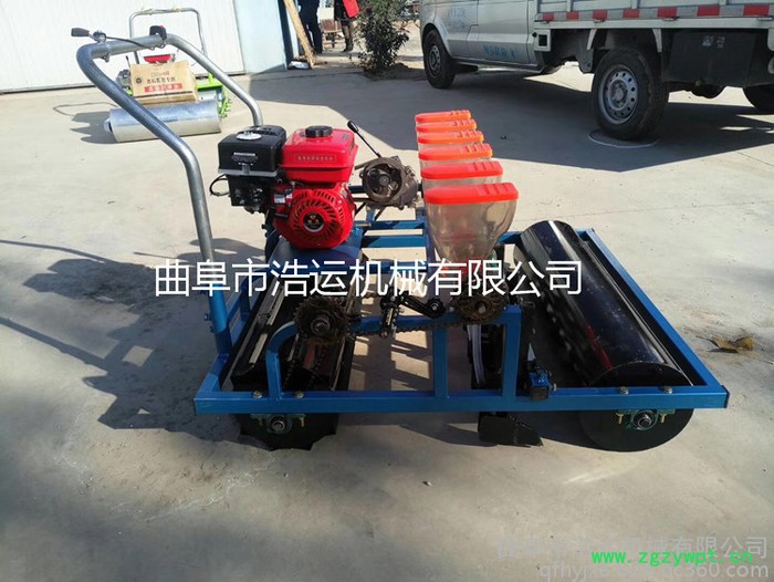 行距株距可调节芹菜白菜精播机 多行人力手推中药材蔬菜播种机图5