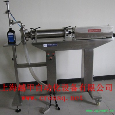 供应越甲半自动立式液体灌装机FM-SLV