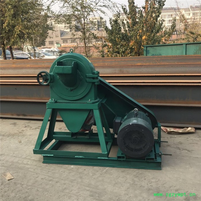 青岛膨化颗粒磨粉机 中药渣700超大型粉碎机防震 自动上料图5