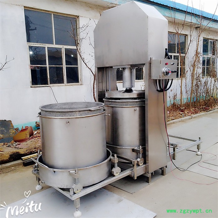 框栏液压式过滤提取设备 中药渣深层发酵酵素液渣汁分离压榨机图8