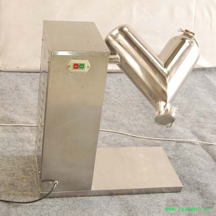 VH-14升小型实验室用V型混合机 中药粉末颗粒辅料不锈钢搅拌机 双壁混合机图5