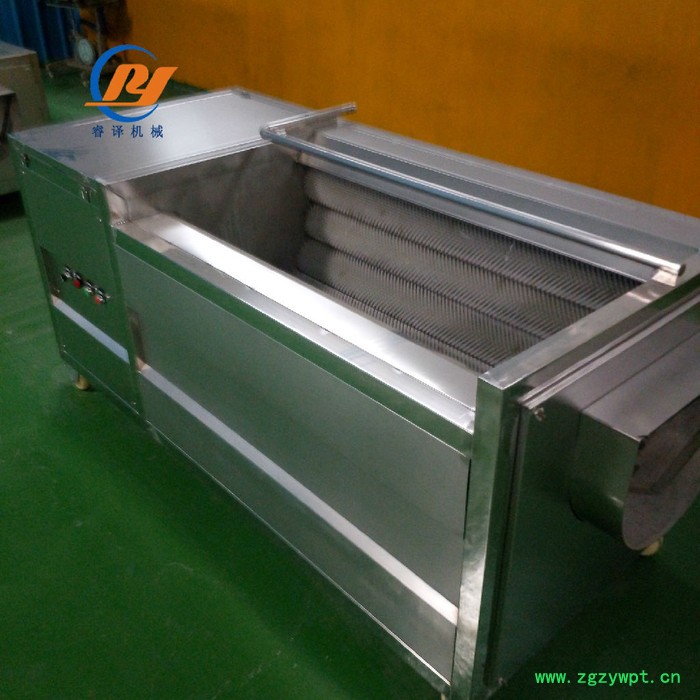 土豆去皮机 马铃薯毛辊清洗脱皮机 睿译不锈钢中药材毛刷清洗机可定制图5