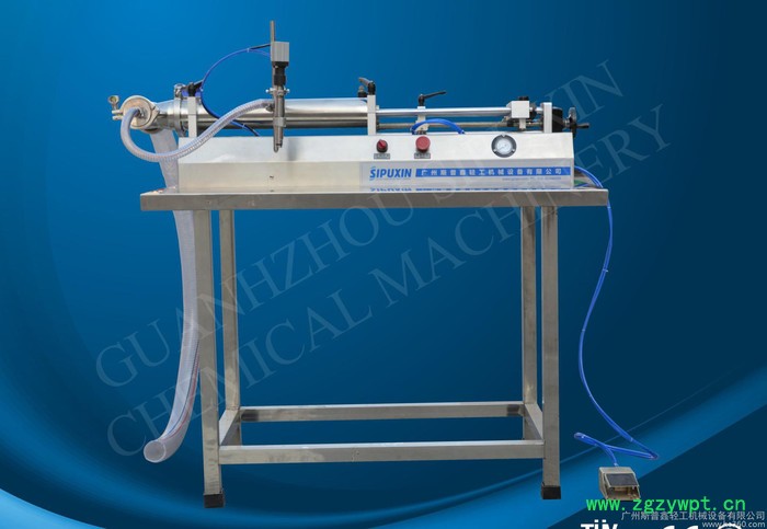 0-2.5L卧式气动自吸式液体灌装机 洗发水灌装机 直销饮料