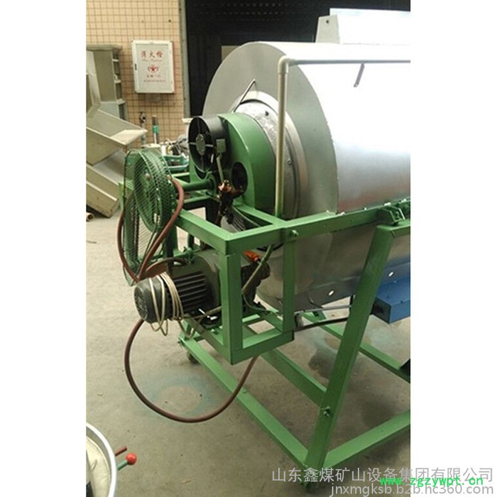 新款 智能中药草快速 红绿茶叶杀青机 滚筒加工炒青机械图2