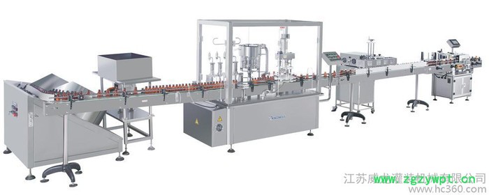 供应HHYG高速回转式回流消泡液体灌装机图2