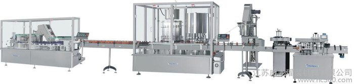 供应HHYG高速回转式回流消泡液体灌装机