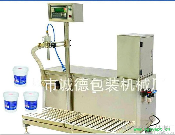 供应诚德18升灌装机 定量液体灌装机