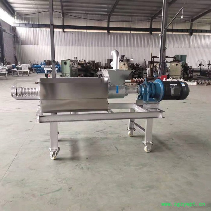 养殖场猪粪脱水机 污水固液分离机 中药渣干湿分离机图3