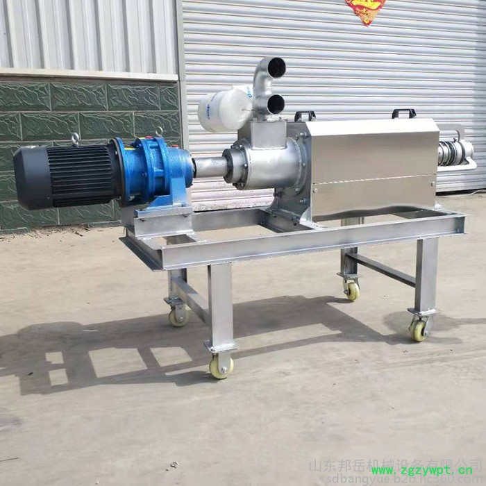 养殖场猪粪脱水机 污水固液分离机 中药渣干湿分离机图7