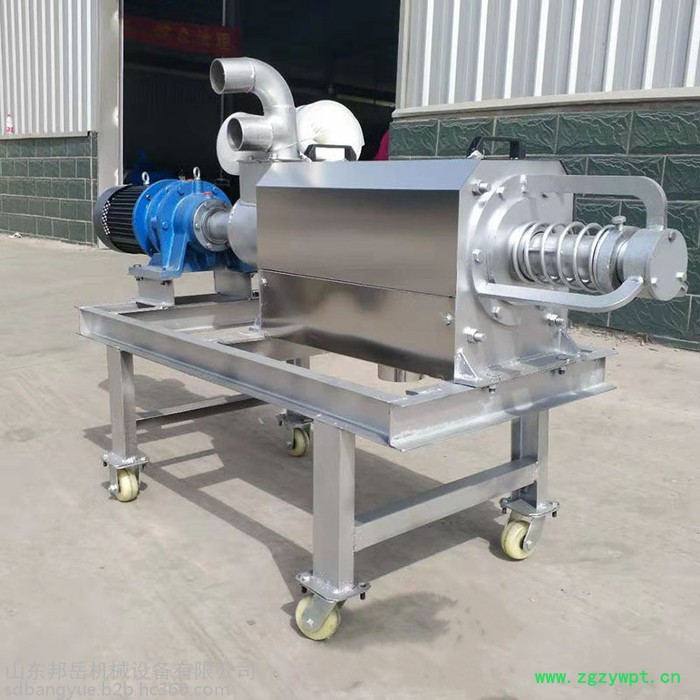 养殖场猪粪脱水机 污水固液分离机 中药渣干湿分离机图4