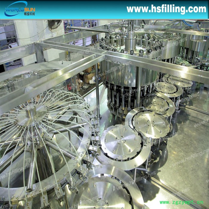 四合一灌装机 果粒橙灌装机  果肉饮料灌装机 颗粒灌装设备图2