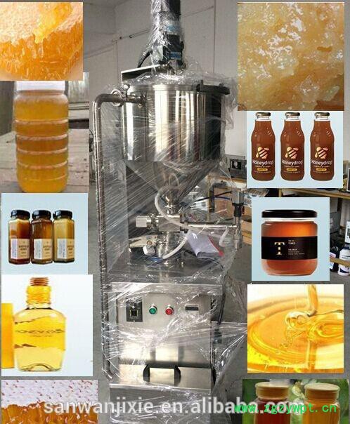 半自动液体灌装机 辣椒酱 果酱罐装机 小型罐装机图3