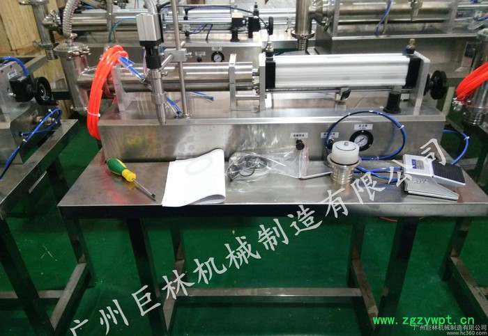 卧式带架灌装机 半自动香水灌装 液体灌装 饮料灌装 酒水灌装机图2