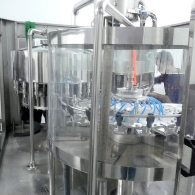 安徽**浩悦TM-2140型全自动液体灌装旋（轧）盖机 全自动灌装机