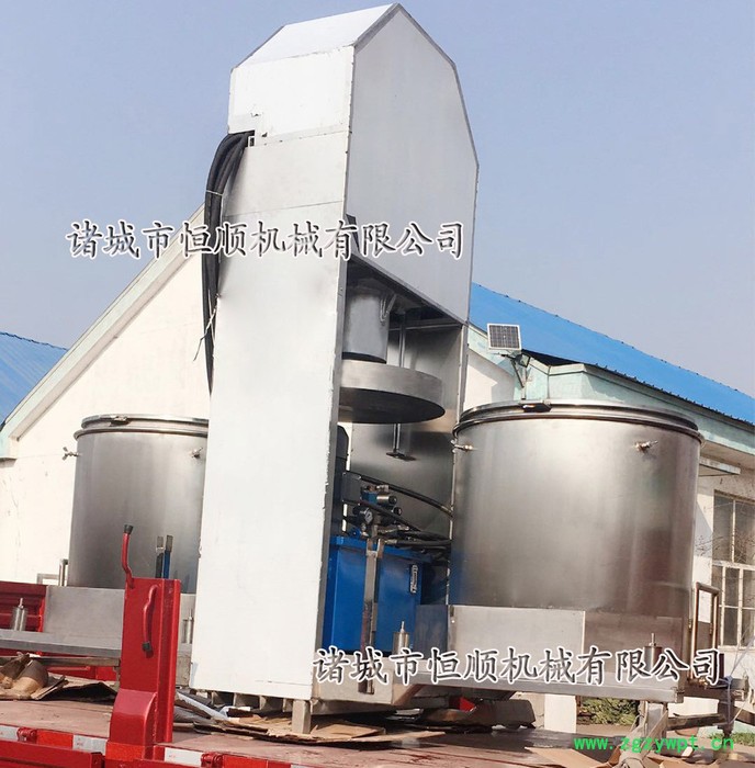 全自动下出料方式压榨机 自动下出料压榨机 黄芪芍药酒中药酒糟压榨机图3