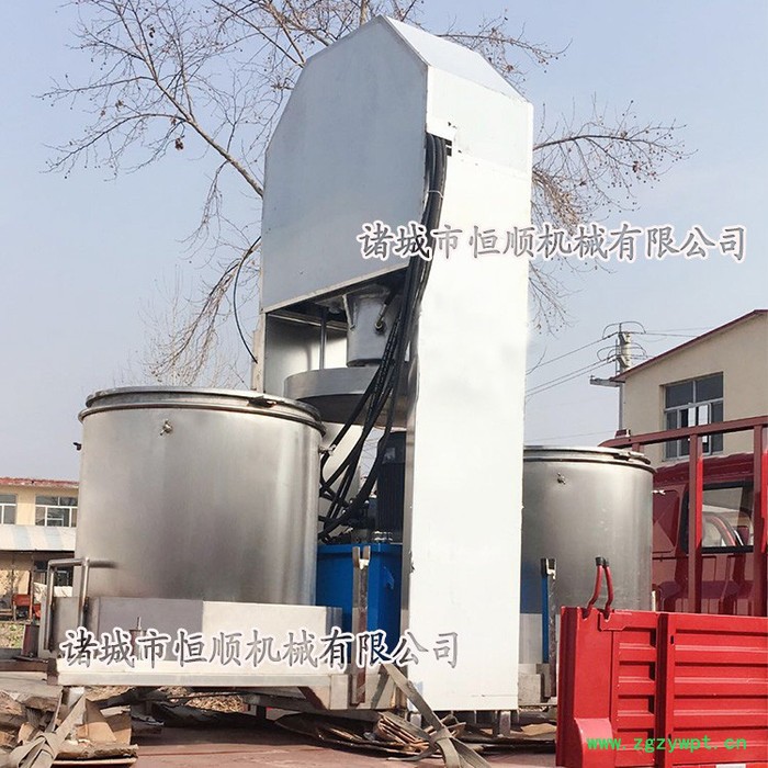 全自动下出料方式压榨机 自动下出料压榨机 黄芪芍药酒中药酒糟压榨机图4