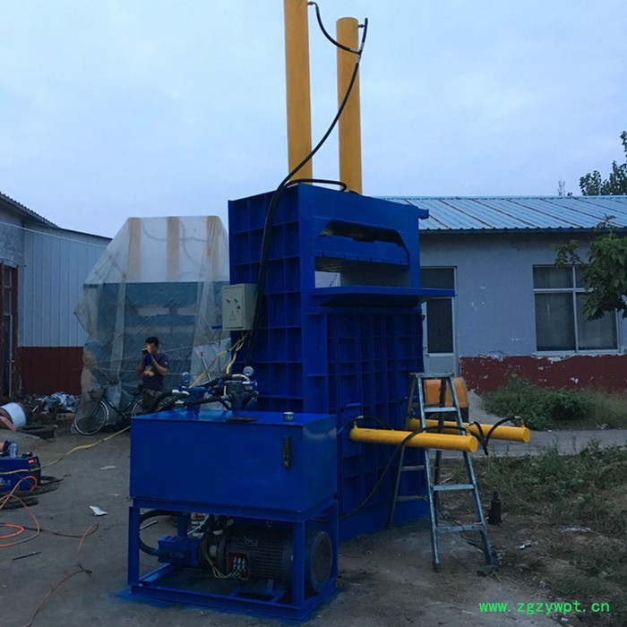 金亿 广州小型中药材立式打包机 120吨多功能立式废纸打包机图7