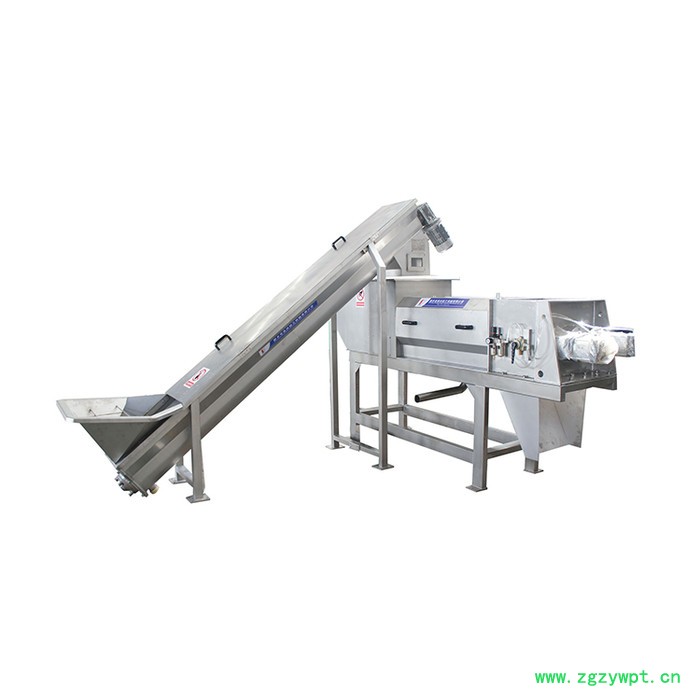 圣达供应中药渣螺旋压榨机 螺旋挤干脱水机厂家图6