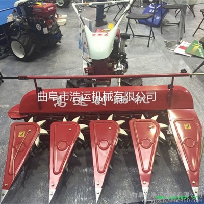 山东曲阜浩运机械秸秆类中药材收割工作效率高汽油动力宽幅割晒机