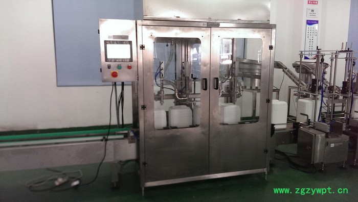 全自动称重灌装机，全自动4头20L称重式灌装机，液体肥料称重灌装生产线，20L添加剂称重灌装线,图3