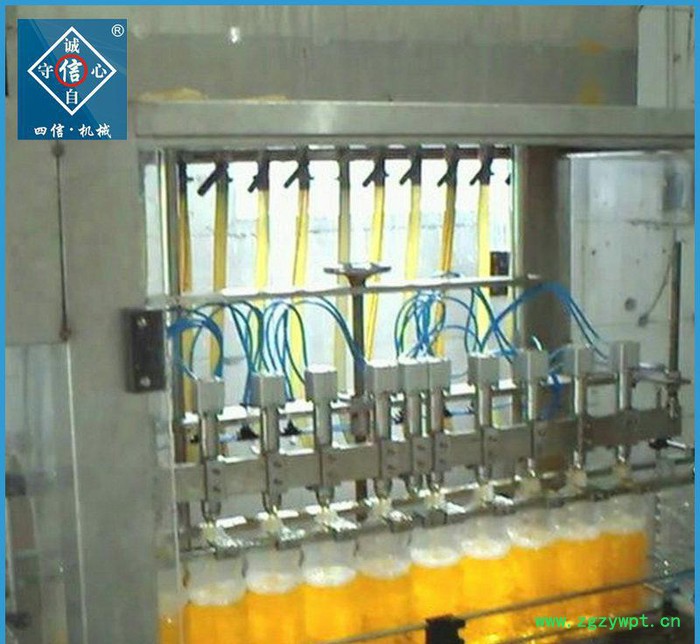 半自动饮料直线灌装机 高精度液体灌装机图2