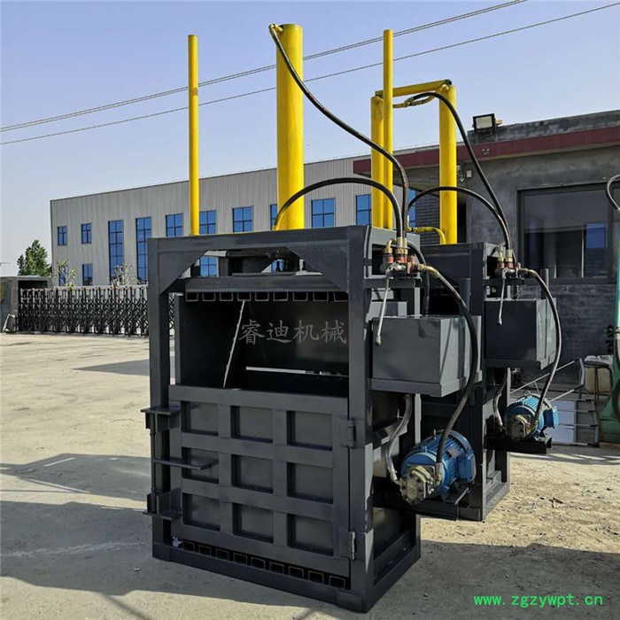 睿迪江苏立式废纸服装秸秆中药纸箱包装设备半自动打包机图8