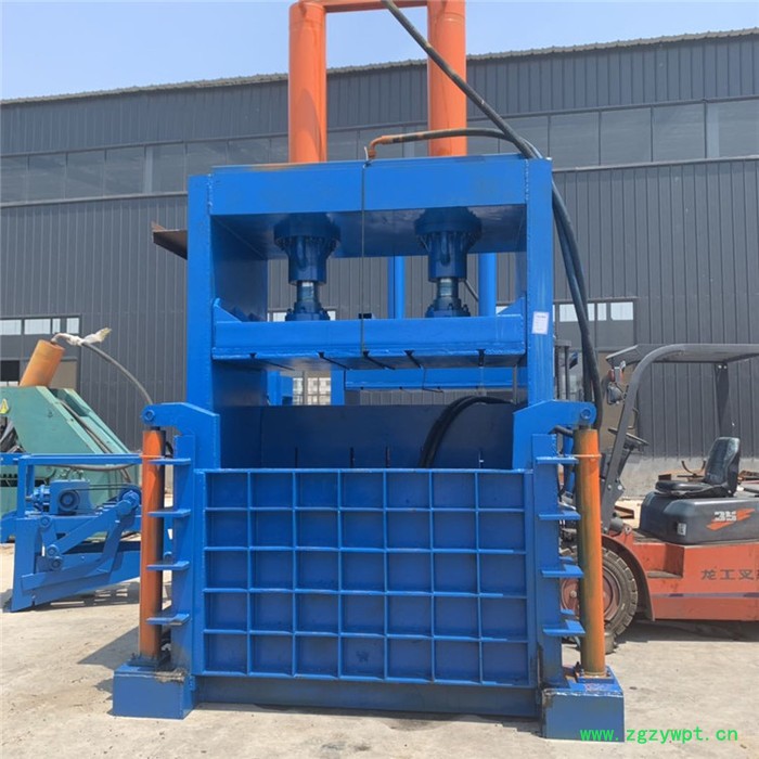 睿迪江苏立式废纸服装秸秆中药纸箱包装设备半自动打包机图5