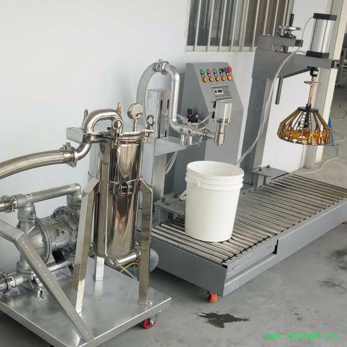 奇点QDYL-SN6 真石漆自动灌装机 真石漆称重灌装生产线 实用高效图4