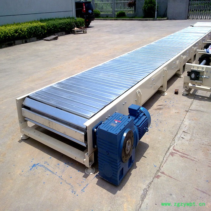 耐高温平顶链板生产线 食品药品饮料食用油灌装不锈钢链板输送机 塑钢链板流水线图6