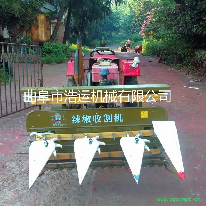 浩运 多型号中药材收割机 黑龙江玉米秸秆黄豆辣椒割晒机割台图4