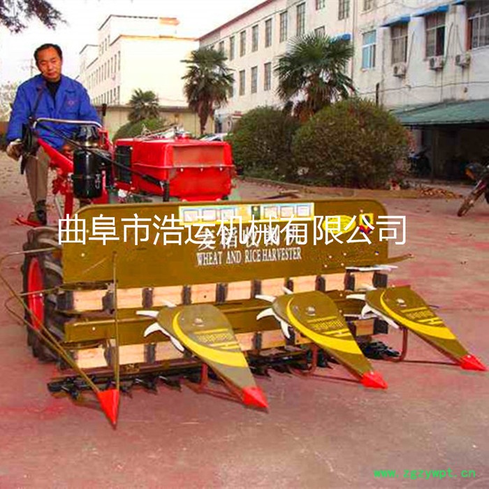 浩运 多型号中药材收割机 黑龙江玉米秸秆黄豆辣椒割晒机割台图5