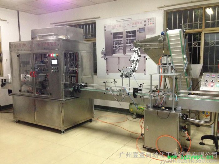 全自动伺服灌装机，灌装生产线 灌装旋盖生产线   自动灌装机  **图3