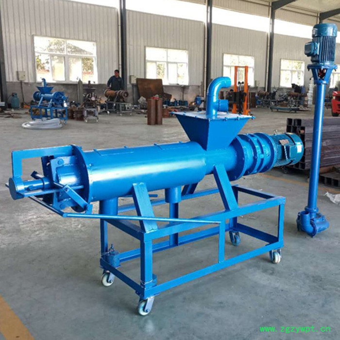 环保型中药渣脱水挤干机 多功能粪便分离机 猪屎便挤干机固液分离机图2