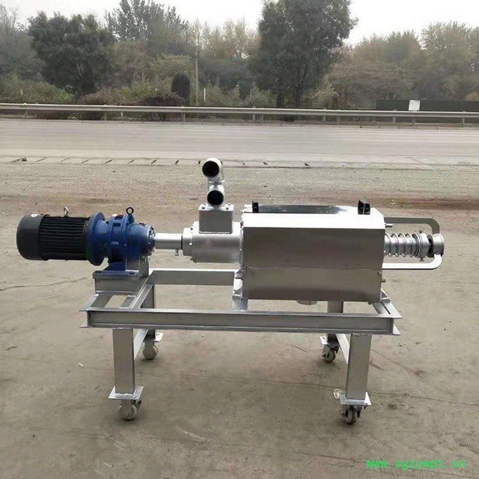 环保型中药渣脱水挤干机 多功能粪便分离机 猪屎便挤干机固液分离机图4