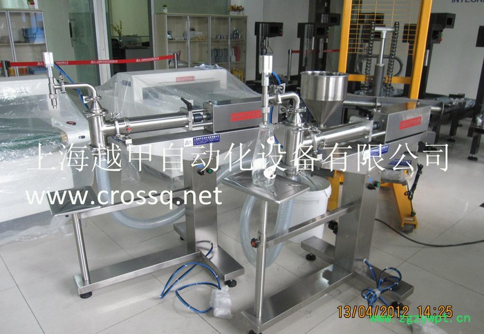 纯气动灌装机 半自动立式纯气动液体灌装机图2