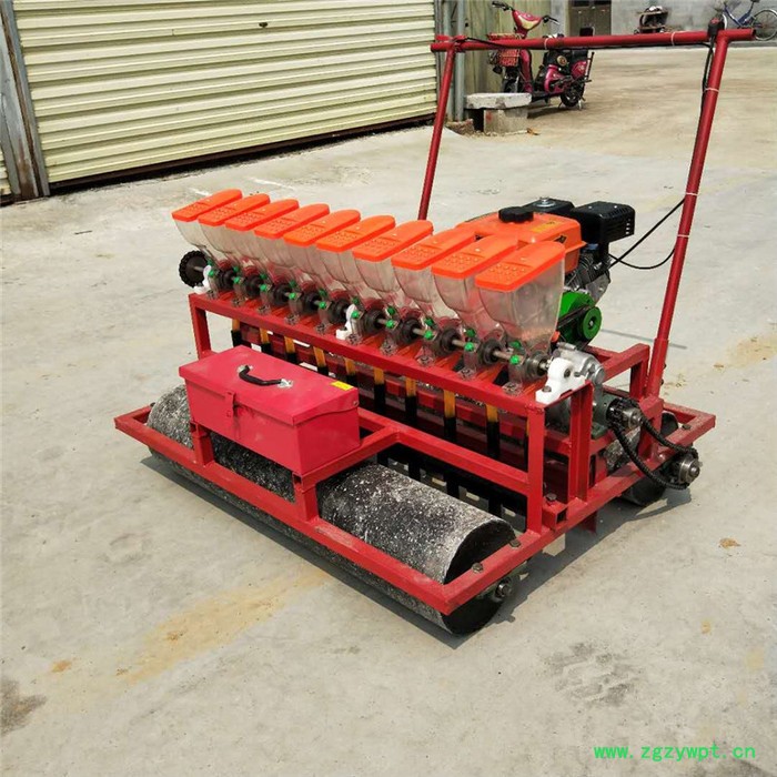 拖拉机带多行蔬菜谷子小颗粒种子播种机中药材精播机价格图2